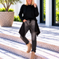 Waist Wrap in Wildlederoptik - schwarz ( lieferbar ab ca. 29.10.26)