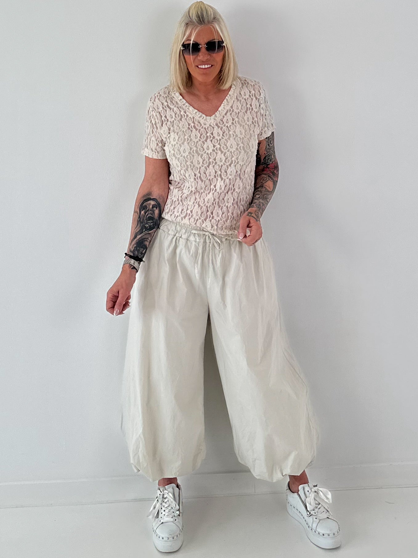 Ballon Hose  -beige