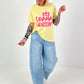 T-Shirt Drama Queen - yellow