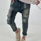 Baggy Jeans - denim used wash