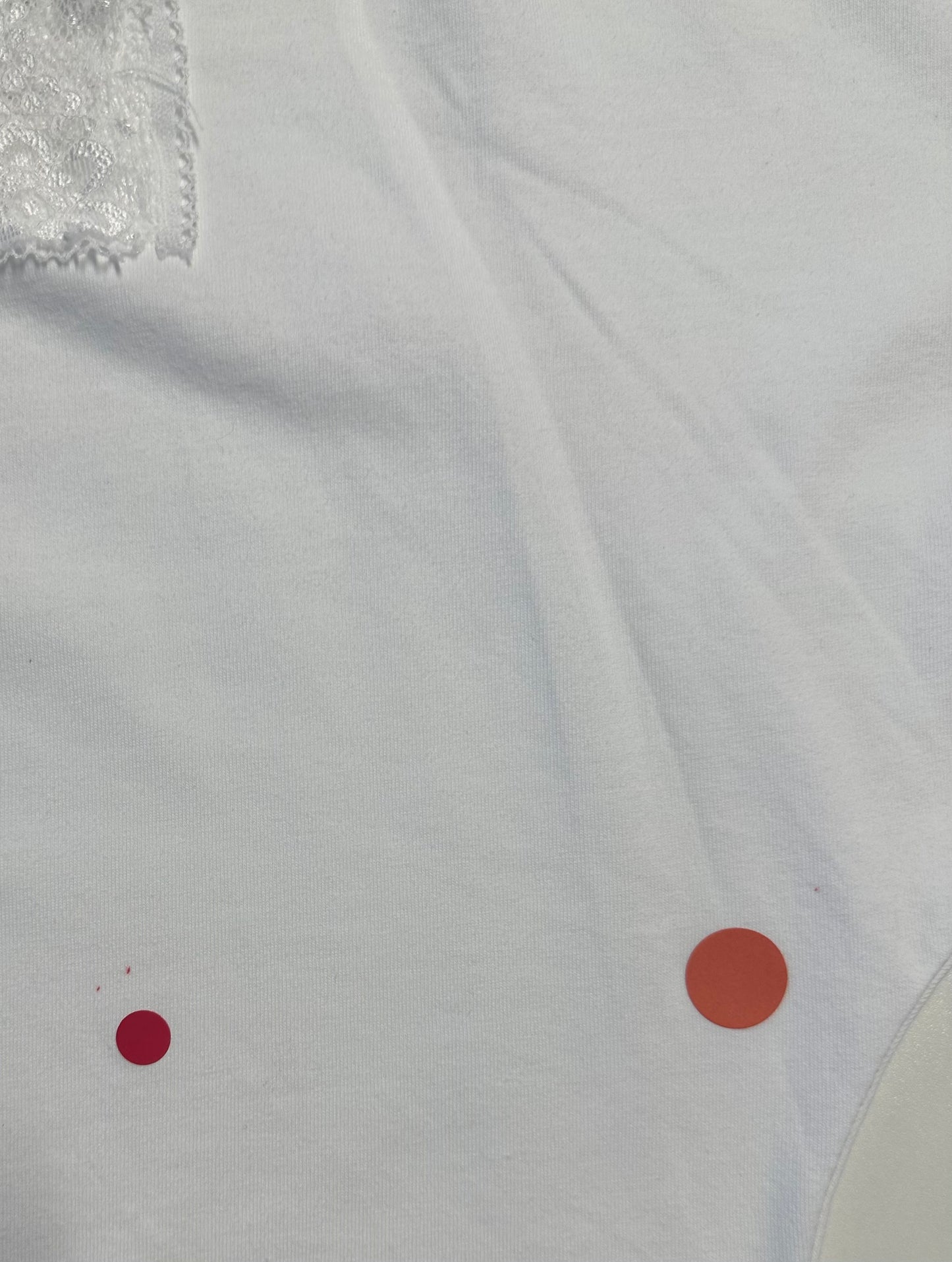 2. Wahl T-Shirt mit Spitzendetails - weiss
