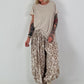 Oversized T-Shirt Rundhals - beige