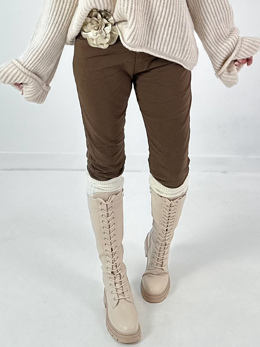 Trousers model "Daily Ready" - brown