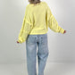 Sweater Peace&Love - gelb