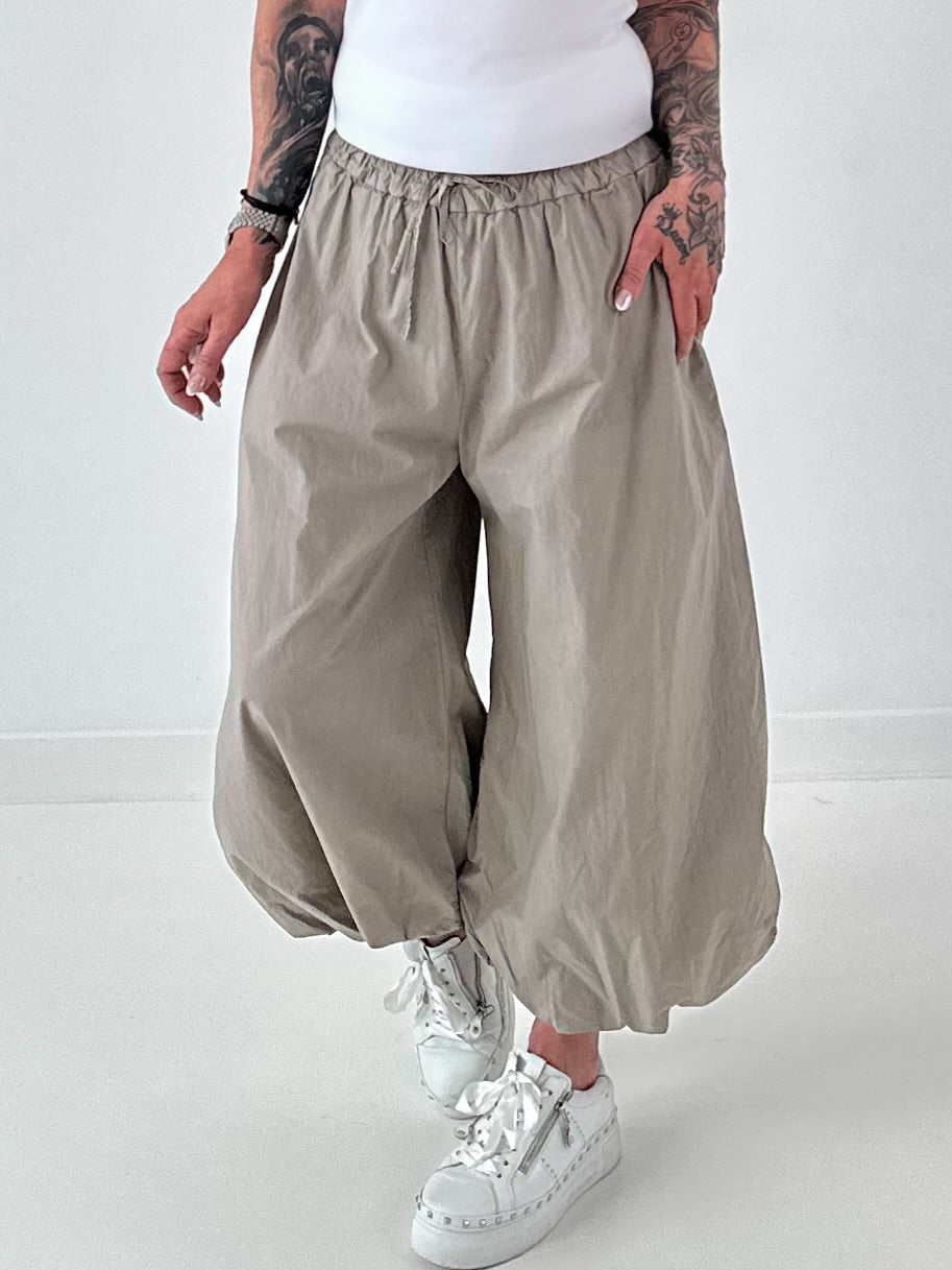 Ballon Hose  -taupe