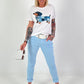 T-Shirt Dog - white