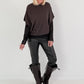 Soft Knitted Sweater Vest - mocha