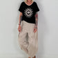 Fine knit shirt Sun with lurex - black
