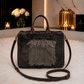 Stylische Felltasche - mokka