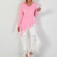 Feinstrick Pullover - rosa