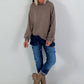 Jeans mit elastischem Bund und Patten - denim