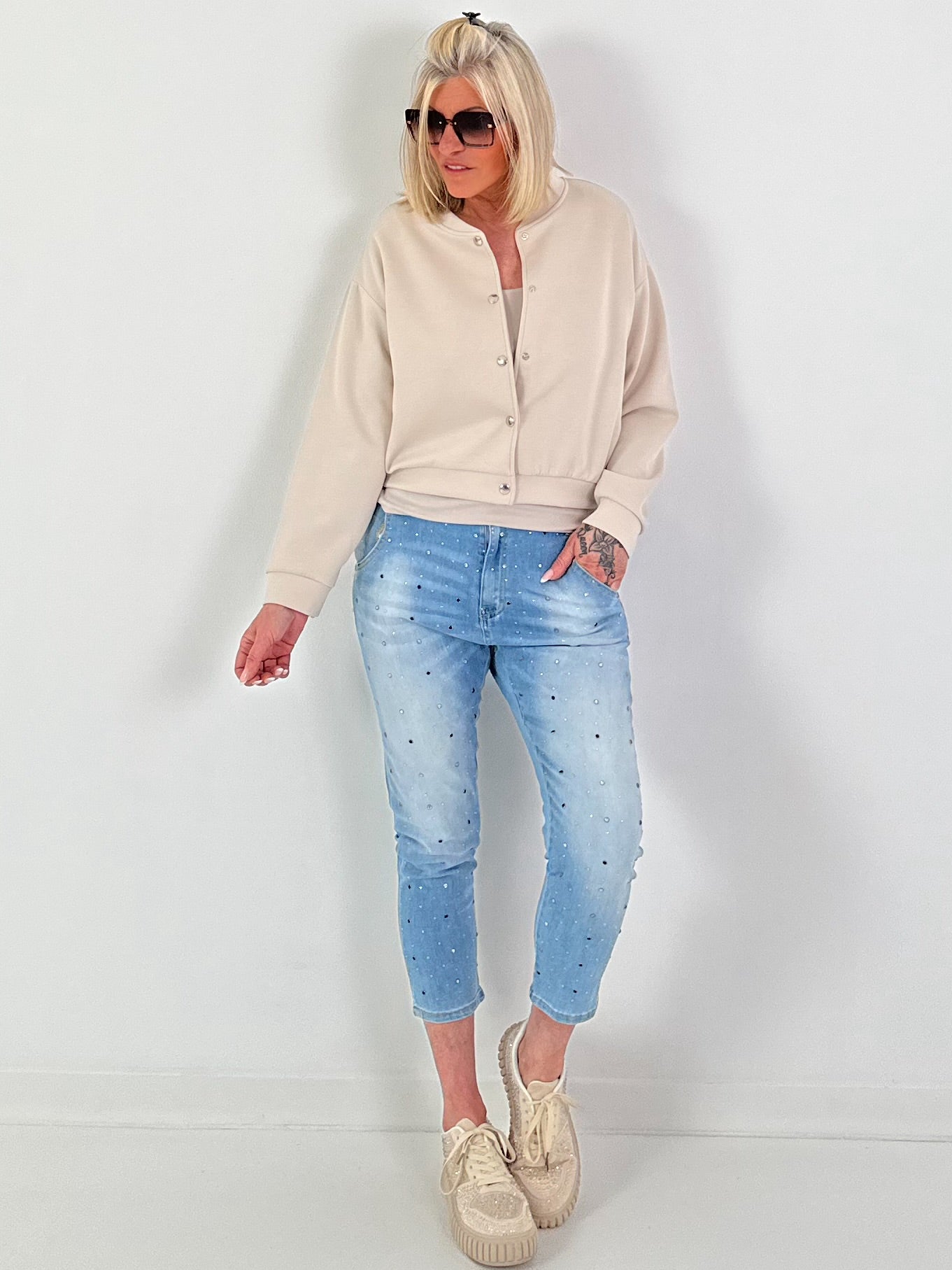 College Jacket - beige