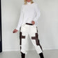 Basic Turtleneck-Pullover - weiss