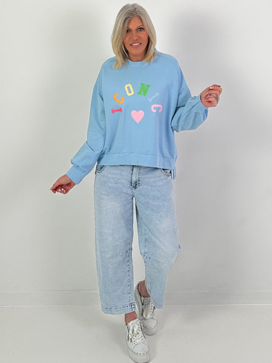 Sweater ICONIC - light blue