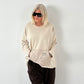 Sweatshirt model "Metro Chic" - beige