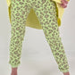 Hose mit Leo-Muster - grün