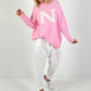 Pullover Modell "N-Edition" - rosa ( lieferbar ab ca. 12.12.25)