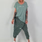 Stylische Hose im Knit-Look - khaki