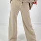 Knitted trousers model “Weave&amp;Wear” - beige