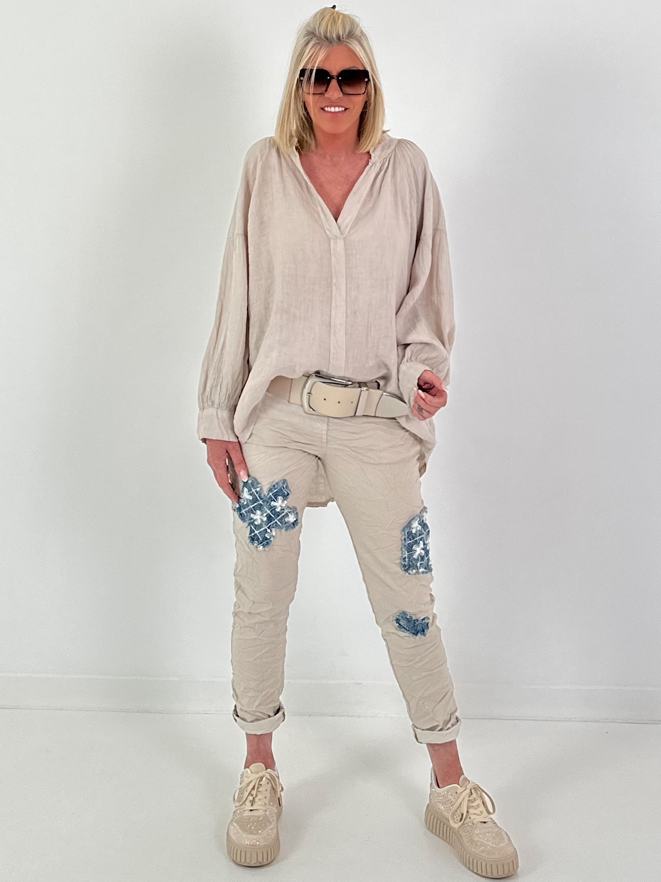 Pirate Tunic Linen - beige
