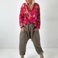 Tuniek model "Flower" - roze-veelkleurig