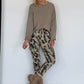 Kastiges Shirt - taupe