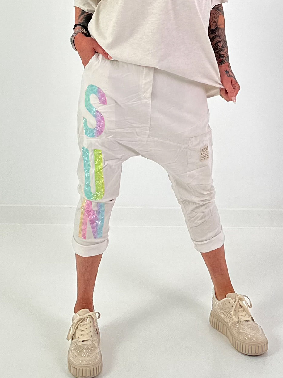 Baggy Trousers Sun - beige