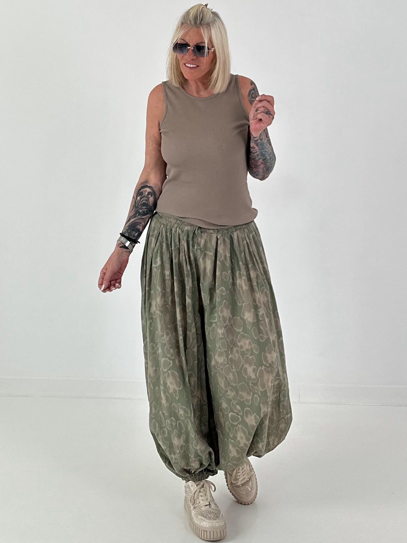 Ripp Tank Top  - taupe