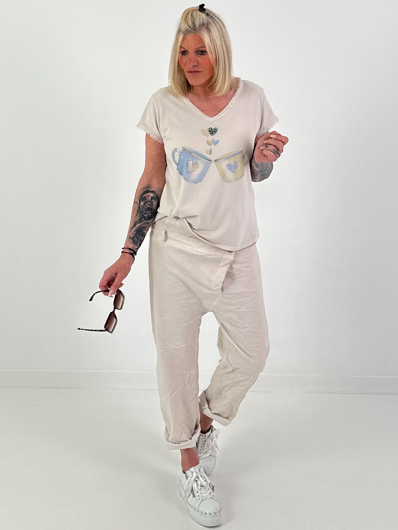 T-Shirt Cups - beige