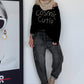 Sweater Cosmic Cutie - schwarz
