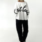 Sweater Cèst la vie - weiss