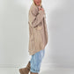 Oversized militair blazer model “Glam Officer” - beige