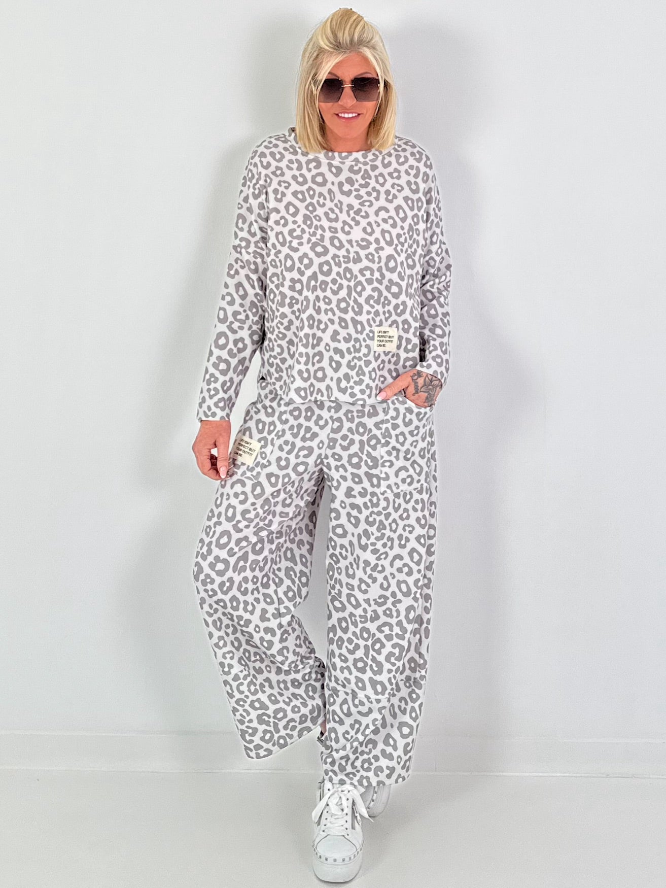 Two-piece set Leo - grey