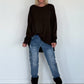 Oversized Shirt Style - mokka