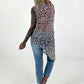 Net Top Leo Asymmetrical - Pink