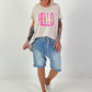 Long T-Shirt Hello Sunshine - beige