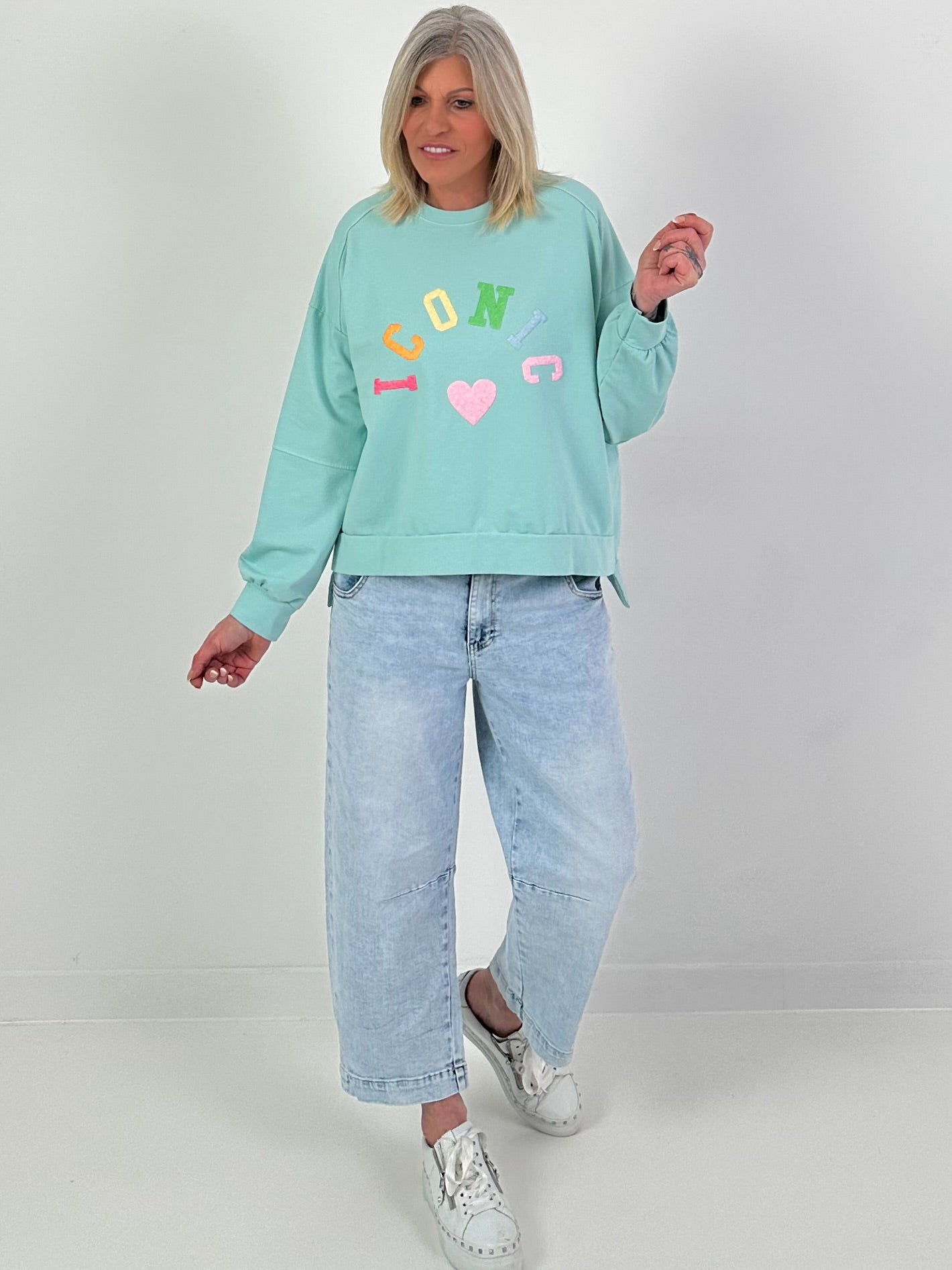 Trui ICONIC - mintgroen