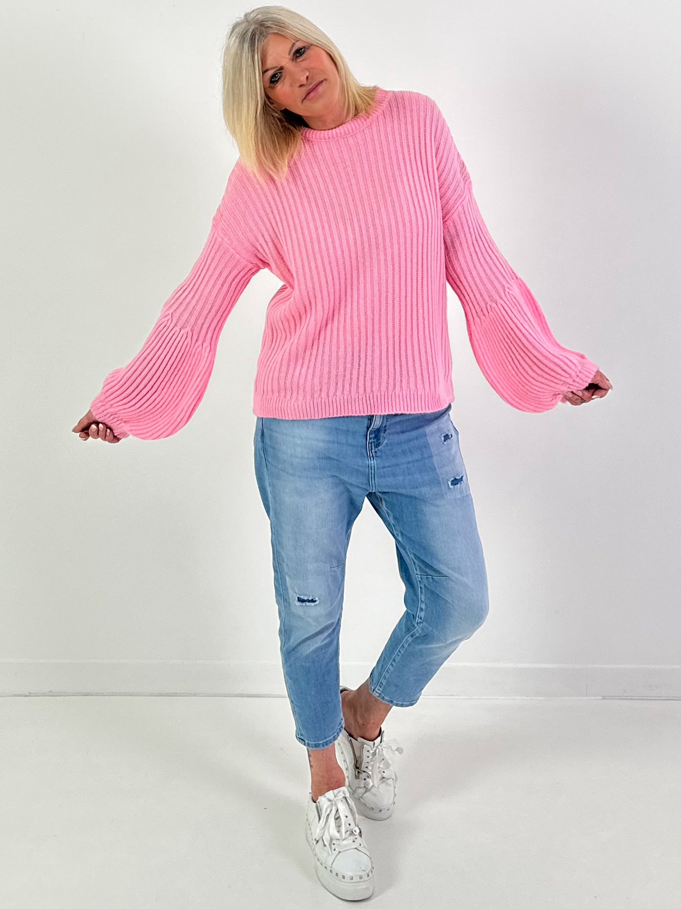 Pullover Modell "CloudSleeve" - rosa