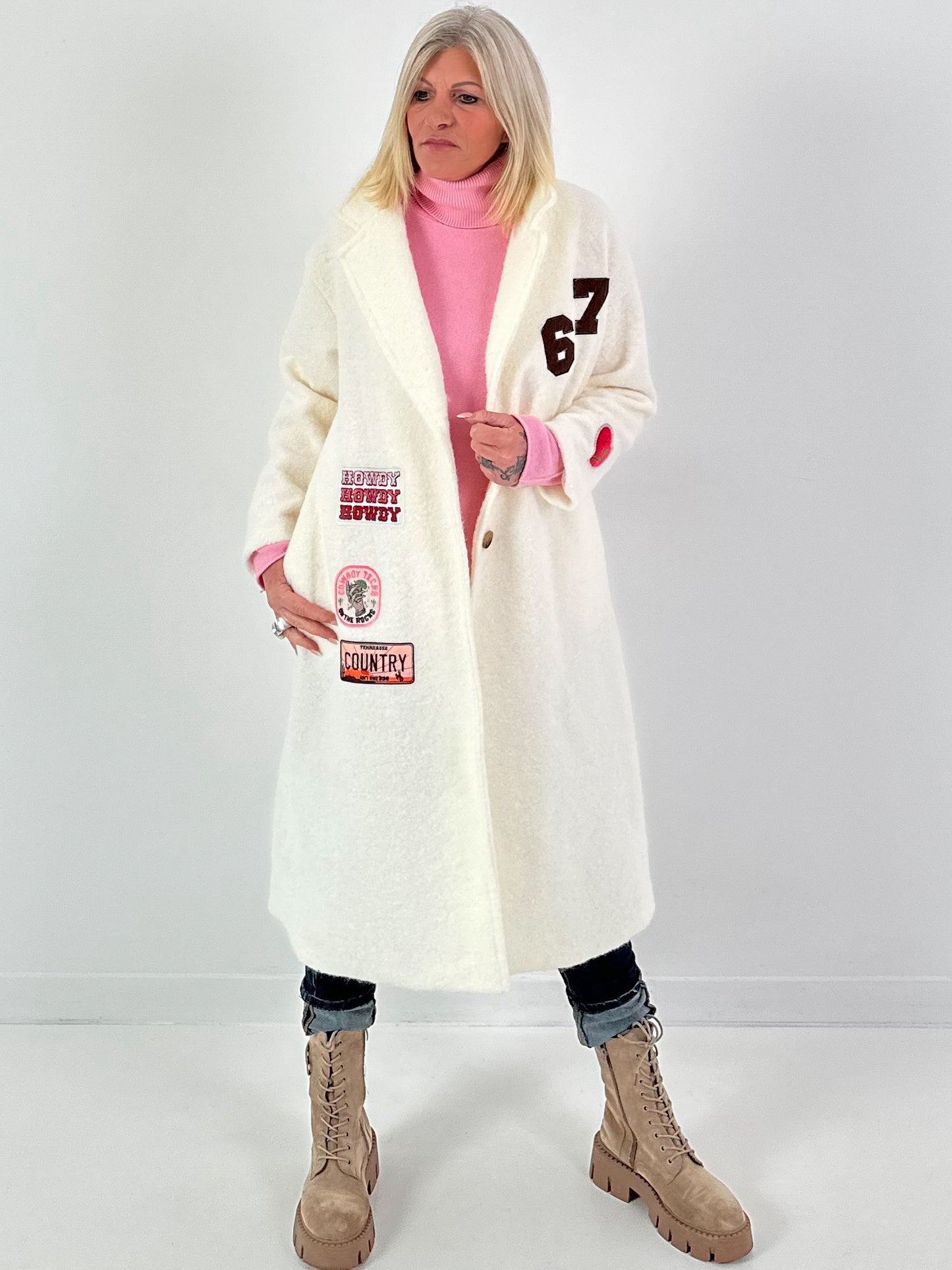 Jas model "Howdy Heart" - ecru