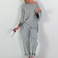 Oversized Linen Shirt - Grey