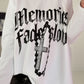 Sweater Memories Fade Glow - weiss