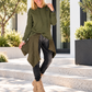 Waist Wrap in Wildlederoptik - oliv