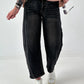 Ballon Jeans Hose - schwarz