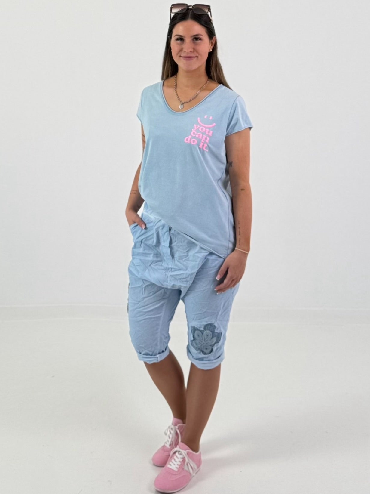 T-Shirt You Can - lichtblauw