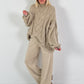 Knitted trousers model “Weave&amp;Wear” - beige