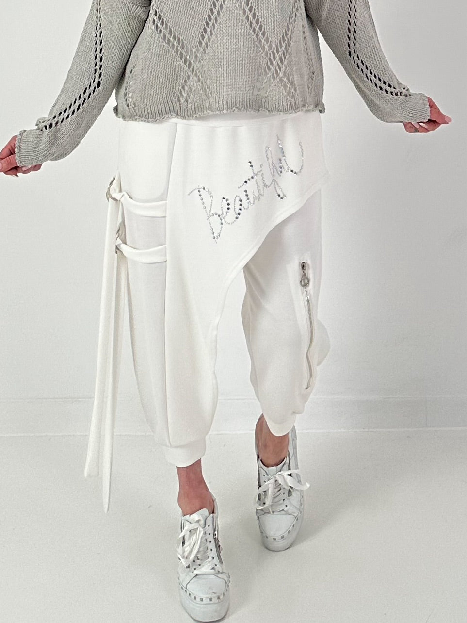 Baggy Hose Beautiful - weiss