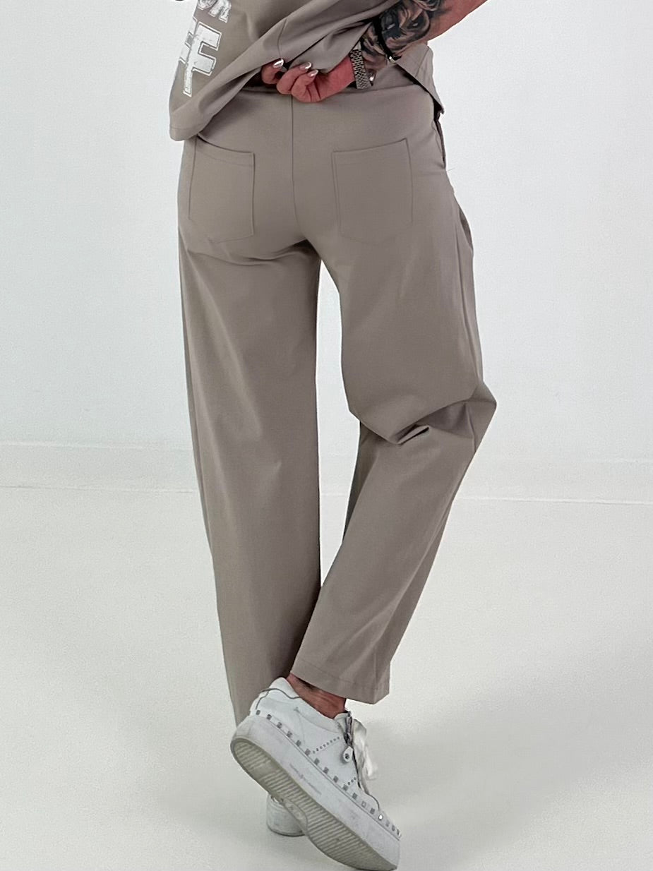 Hose BACK OFF - taupe