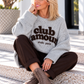 Cozy Club Amour Sweater - light gray-mocha