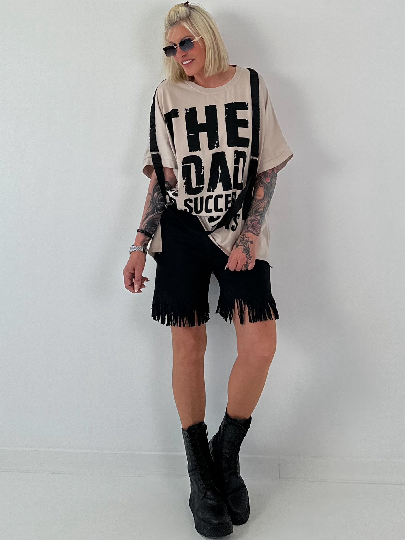 Oversized T-shirt on Tour - pink