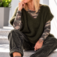 Fluffy turtleneck - olive